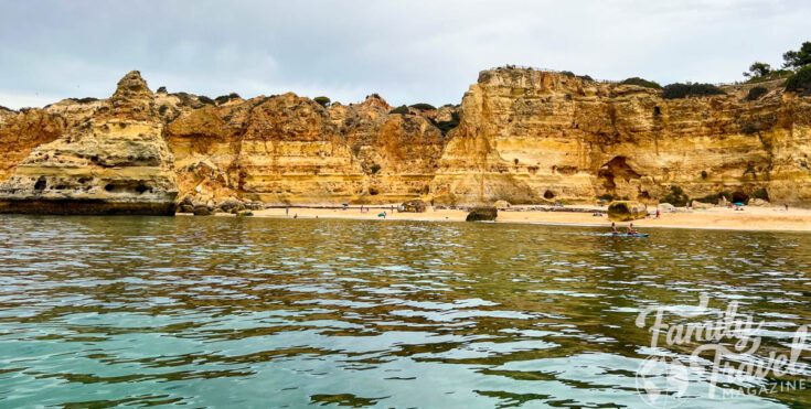 Guide To Experiencing The Algarve Caves In Portugal Family Travel   Cavealongcoastline 735x371 