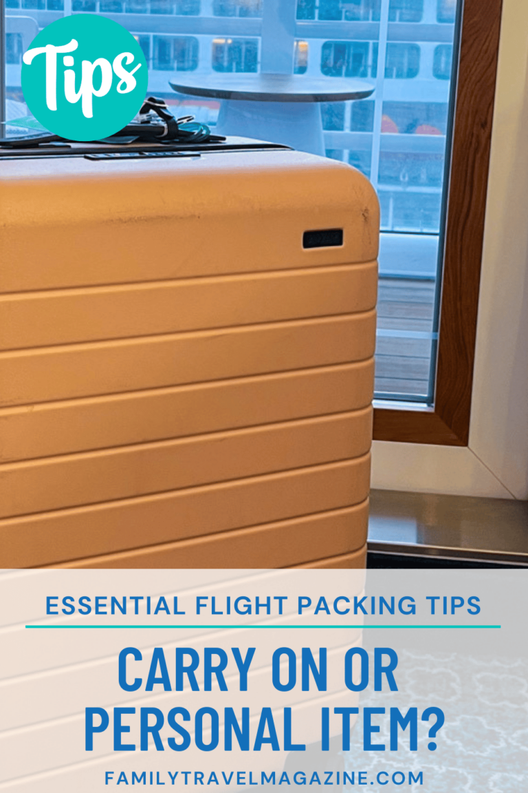 Carry On vs. Personal Item: Essential Flight Packing Tips - Family ...