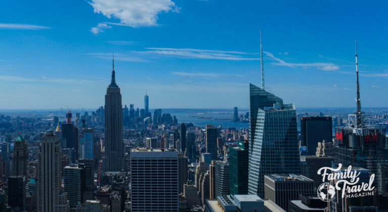 NYC skyline with Empire State Building.