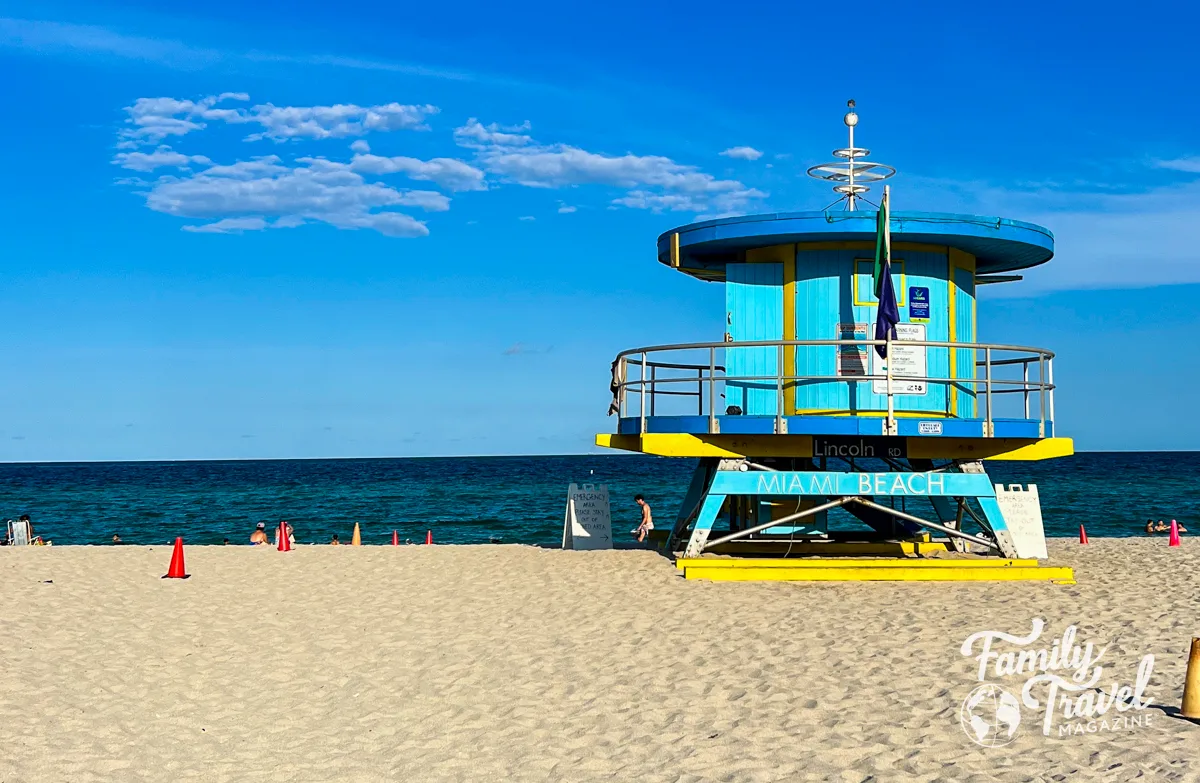 Lifeguard Stand on Miami beach 