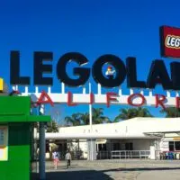 Entrance to LEGOLAND California with ticket booths