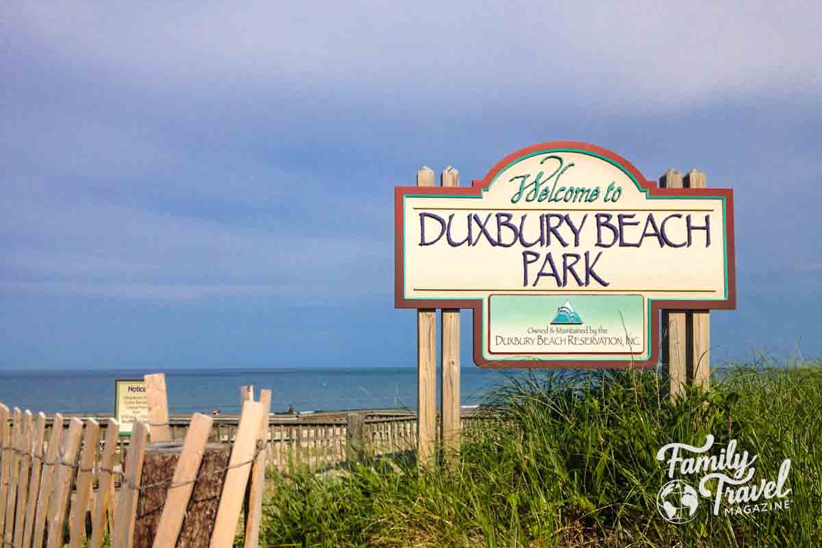 Duxbury Beach Park sign