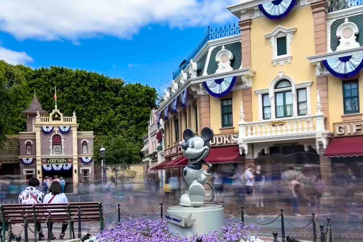 Mickey Statue on Main Street USA