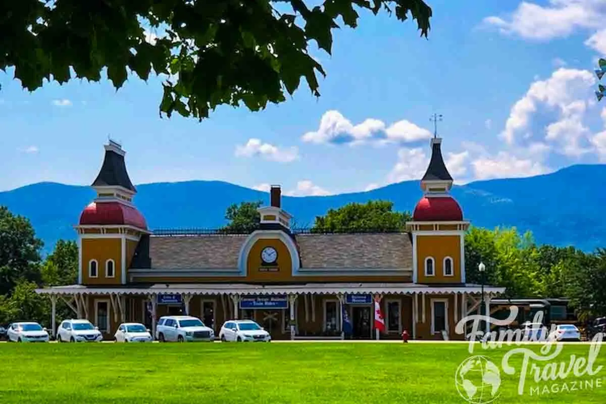 Train station in North Conway