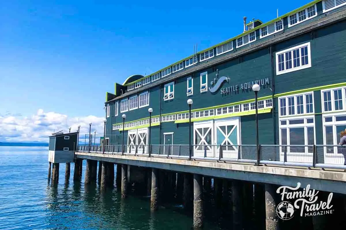 Seattle Aquarium on a pier