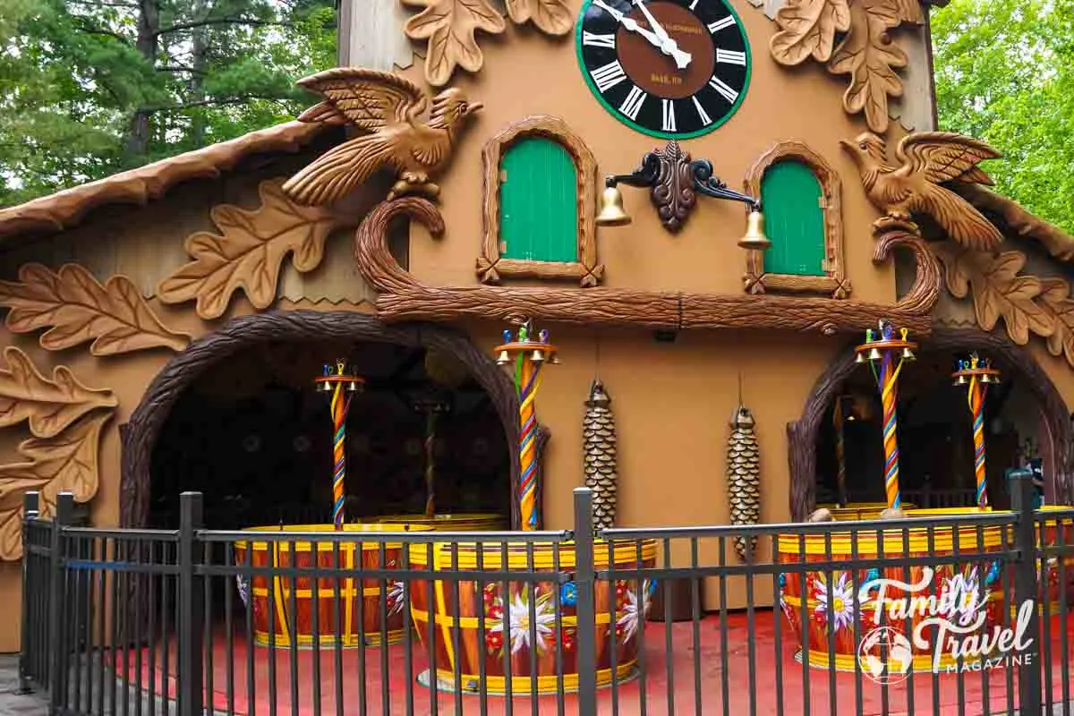 Cuckoo Clockenspiel ride at Story Land