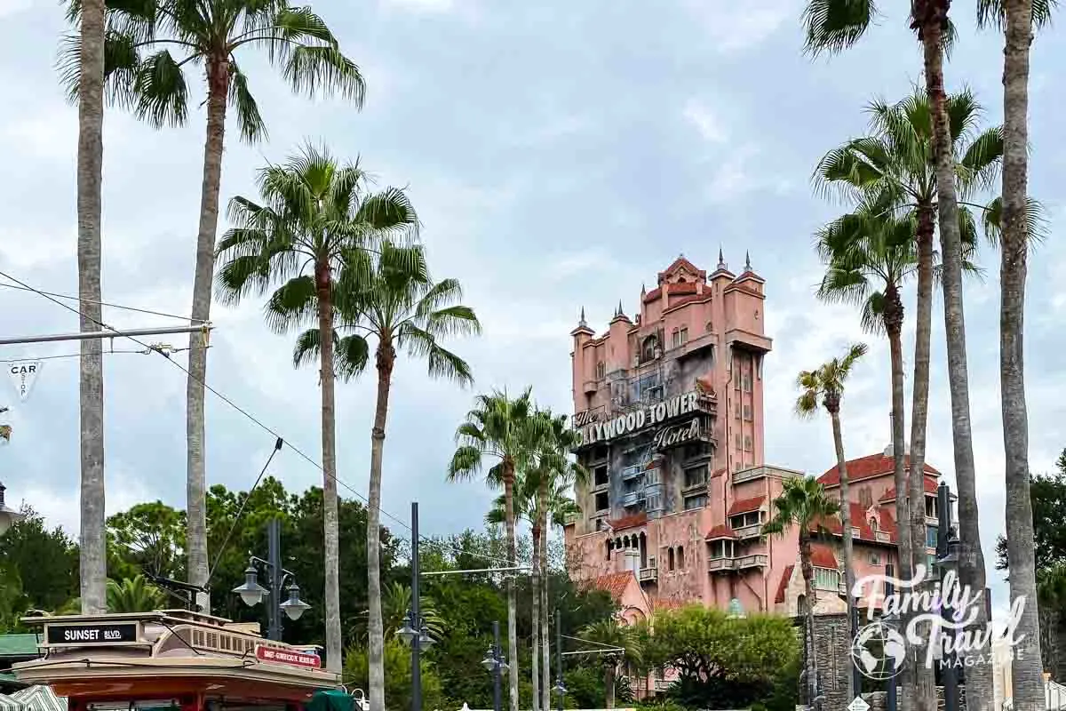 Tower of Terror from a distance