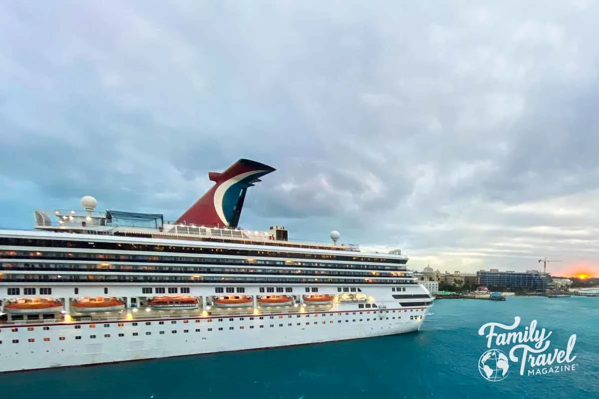 Carnival ship docked