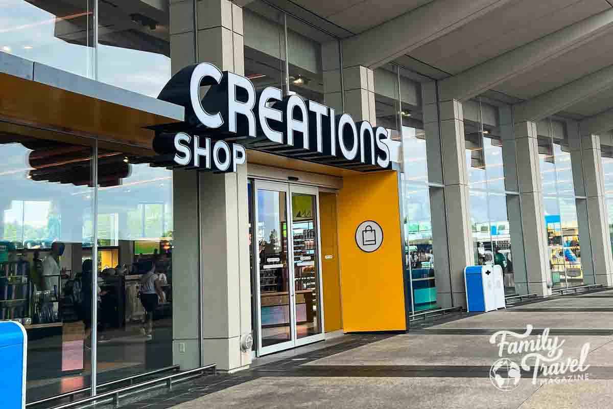 Exterior of Creations Shop