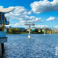 Skyliner station between Art of Animation and Pop Century