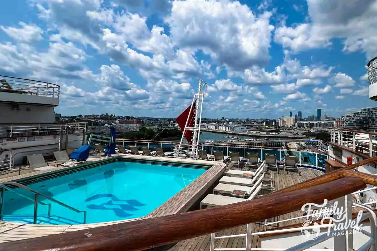 Aft of Princess ship with view of pool deck