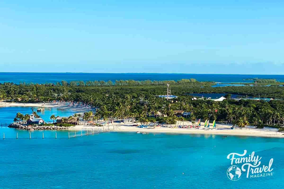 View of Castaway Cay from the ship