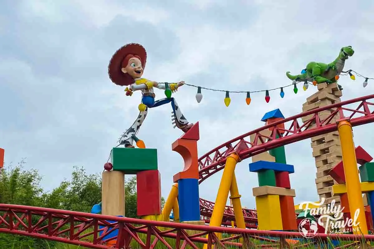 Jessie and Rex on Roller Coaster