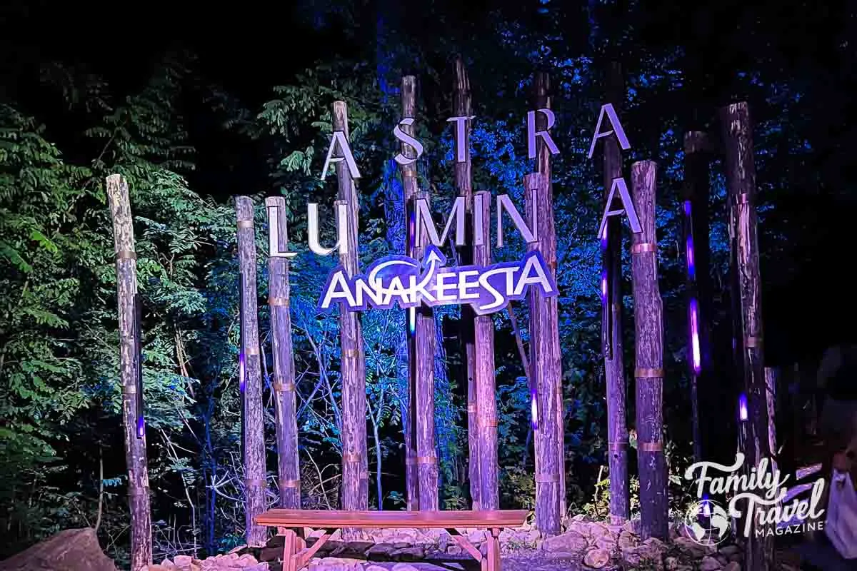 Astra Lumina sign at Anakeesta