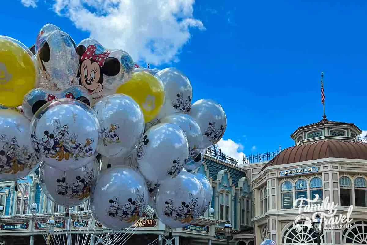 Balloons for sale on Main Street