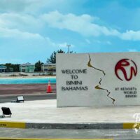 Resorts World sign at Bimini