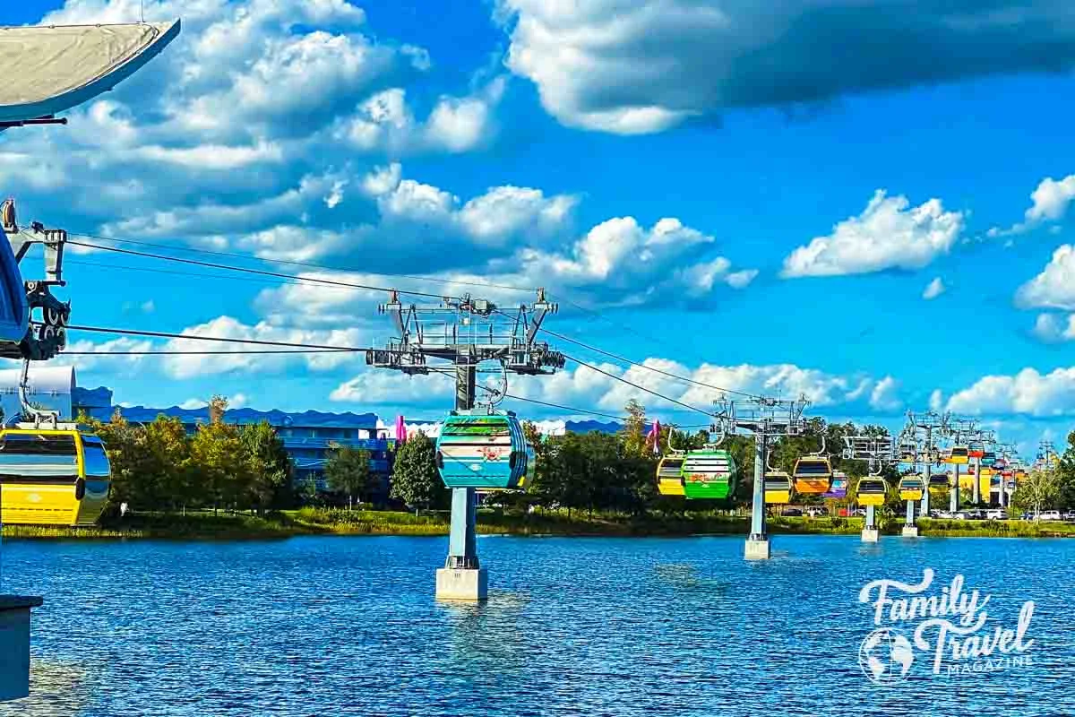 Skyliner over the water