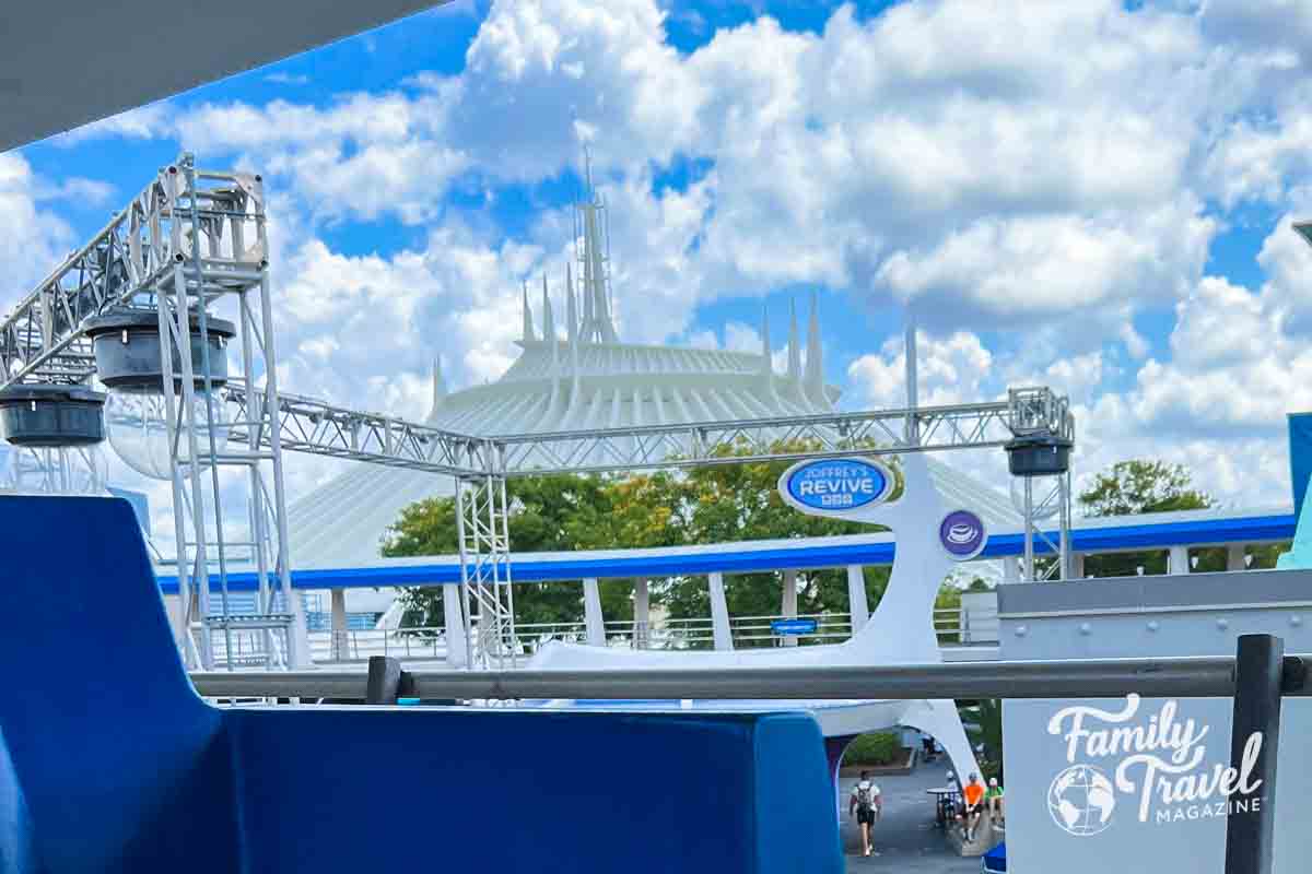 Space Mountain from Tomorrowland Transit