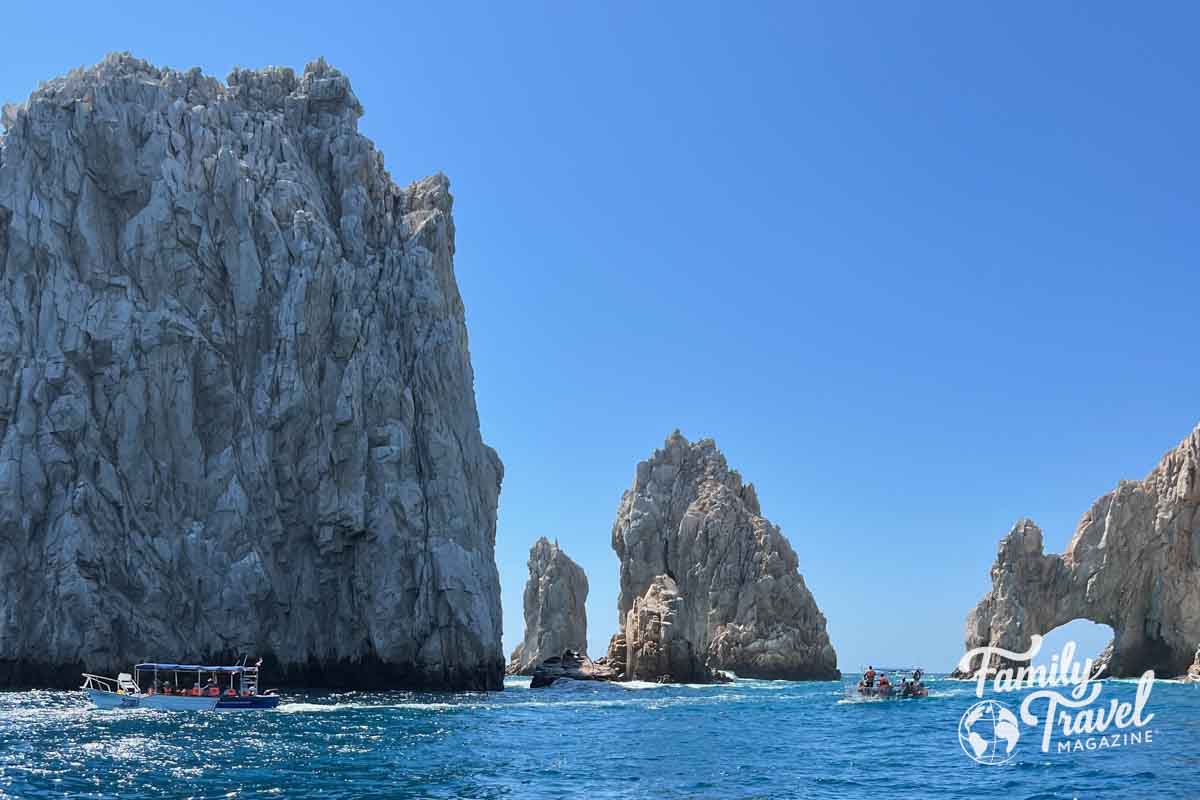 Cabo arch among rock formations