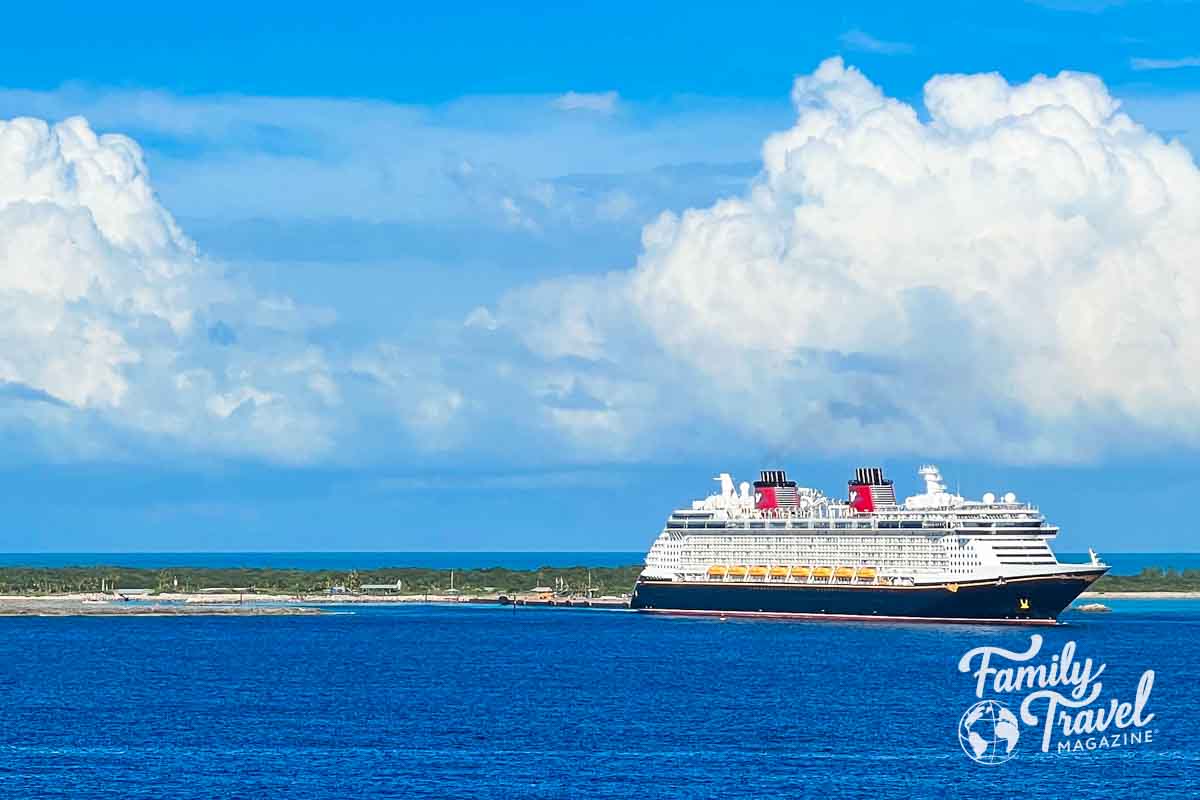 Disney Cruise Ship at sea