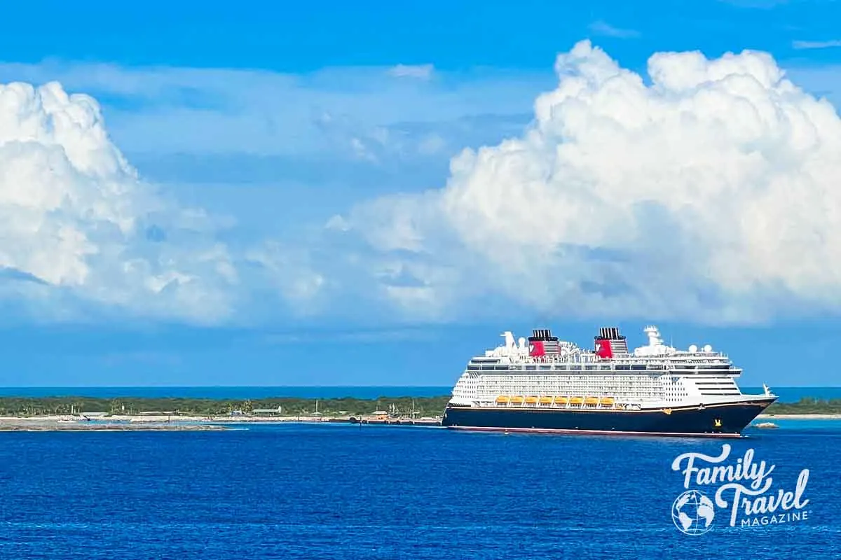 Disney Cruise Ship at sea