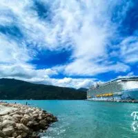 Wonder of the Seas docked in Haiti