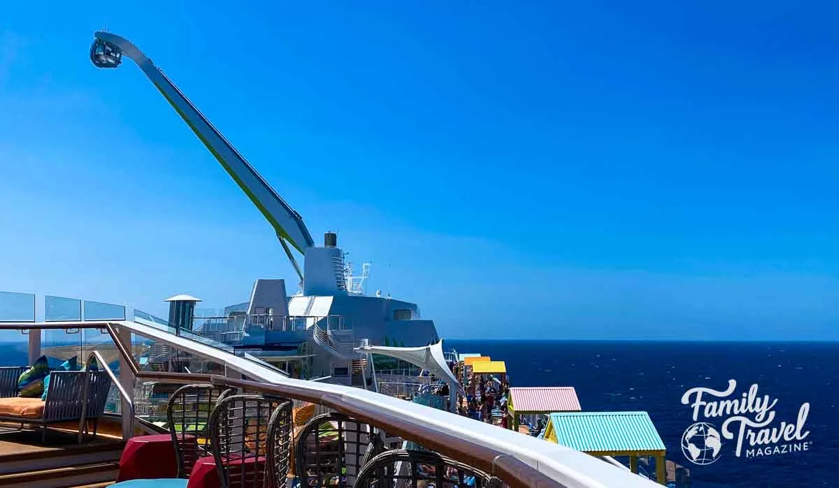 North Star observation pod above the ship