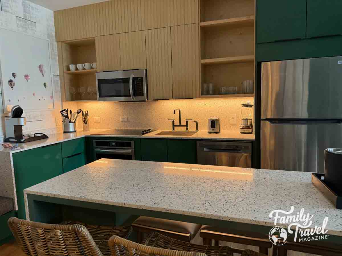 KItchen area in condo at Embassy Suites